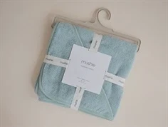 Mushie sea mist hooded håndklæde 